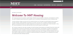 Desktop Screenshot of mhthousing.net