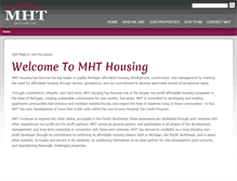 Tablet Screenshot of mhthousing.net